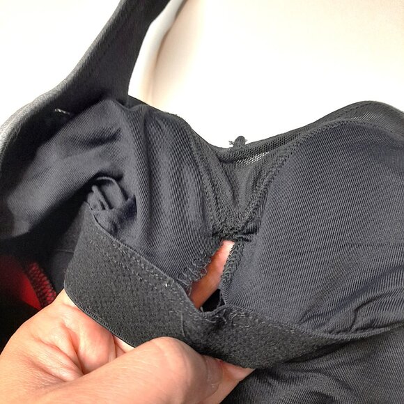 Sexy 2000s BEBE SPORT Red Cheetah Corset Halter Sport Top (Size Small) - Picture 6 of 6